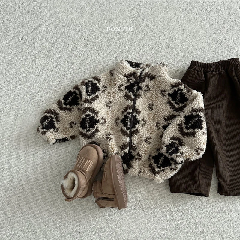 Bonito - Korean Baby Fashion - #babyoninstagram - Inca Dumble Zip-up Jacket - 11