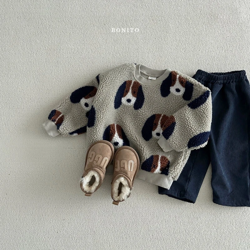 Bonito - Korean Baby Fashion - #babyoninstagram - Number Dog Dumble Sweatshirts - 10