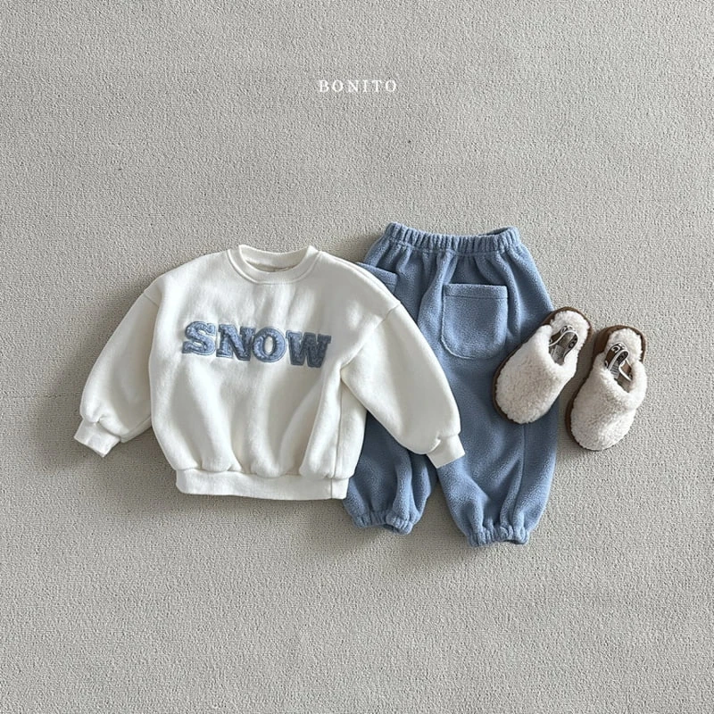 Bonito - Korean Baby Fashion - #babyoninstagram - Cloud Front Pocket Jogger Pants - 10