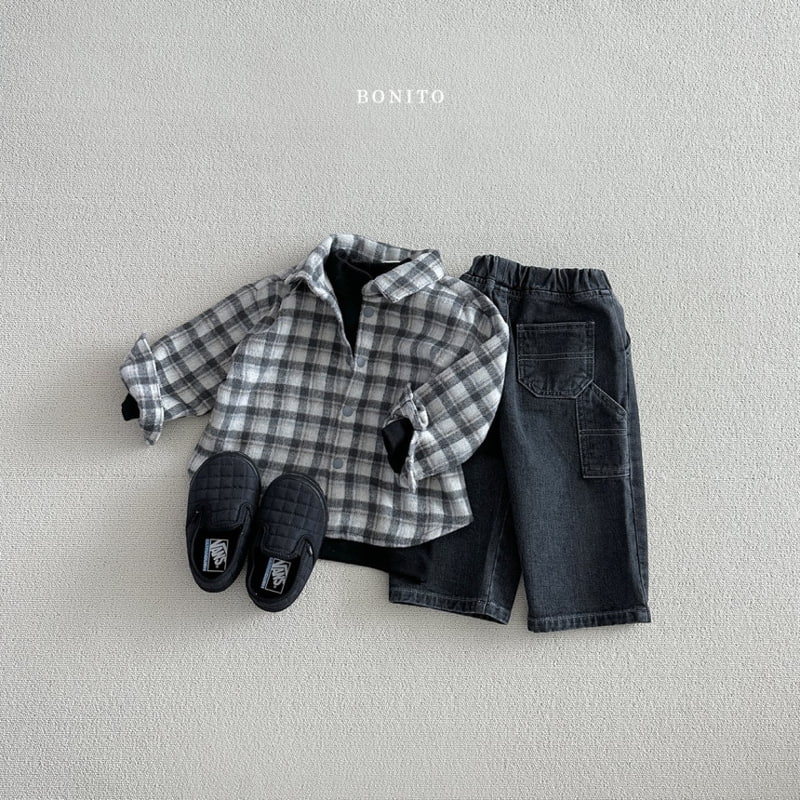 Bonito - Korean Baby Fashion - #babyoninstagram - Wool Check Shirt - 6