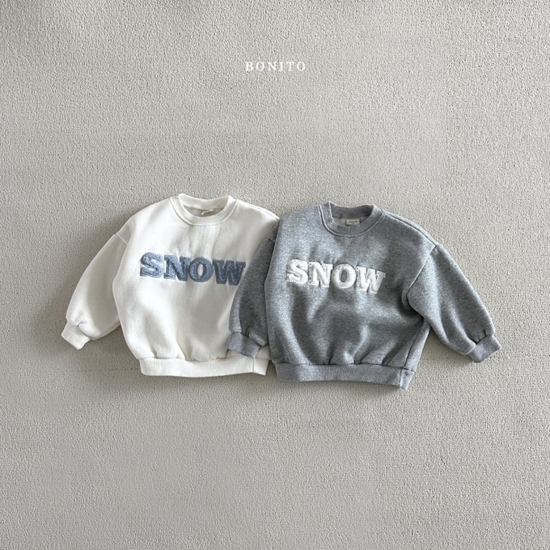 Bonito - Korean Baby Fashion - #babyoninstagram - Snow Sweatshirts - 3