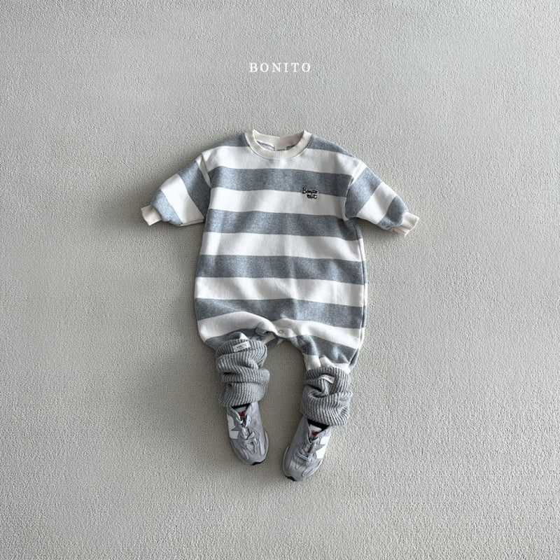 Bonito - Korean Baby Fashion - #babyoninstagram - Stripe Suit - 8