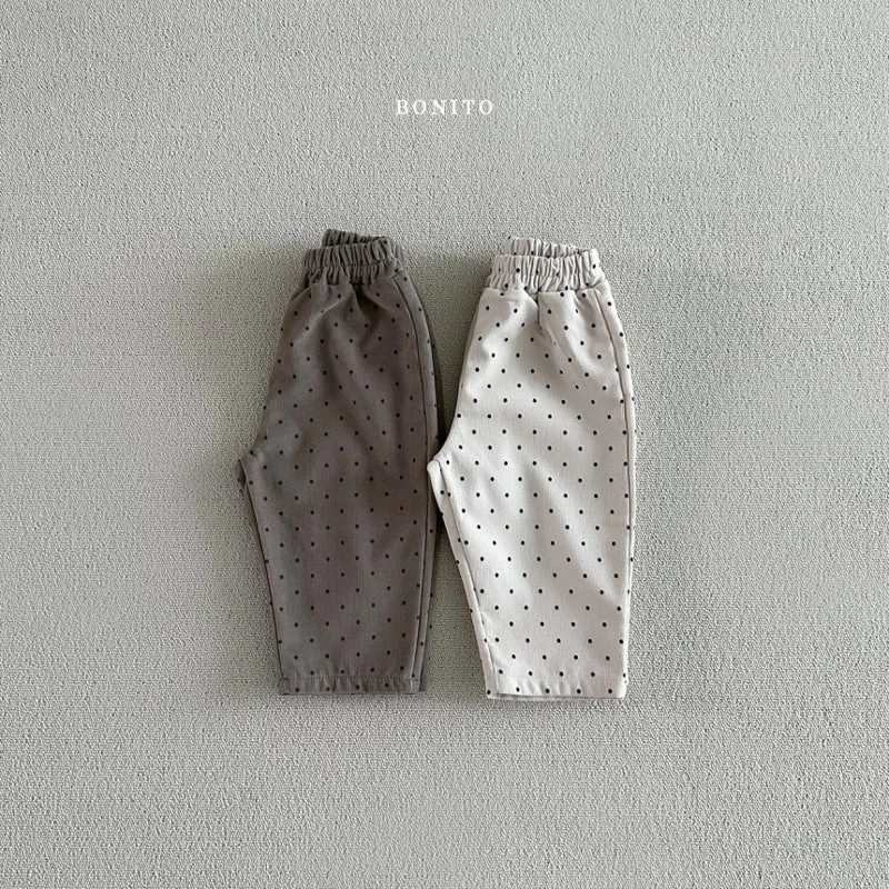 Bonito - Korean Baby Fashion - #babyoninstagram - Dot Corduroy Pants - 3