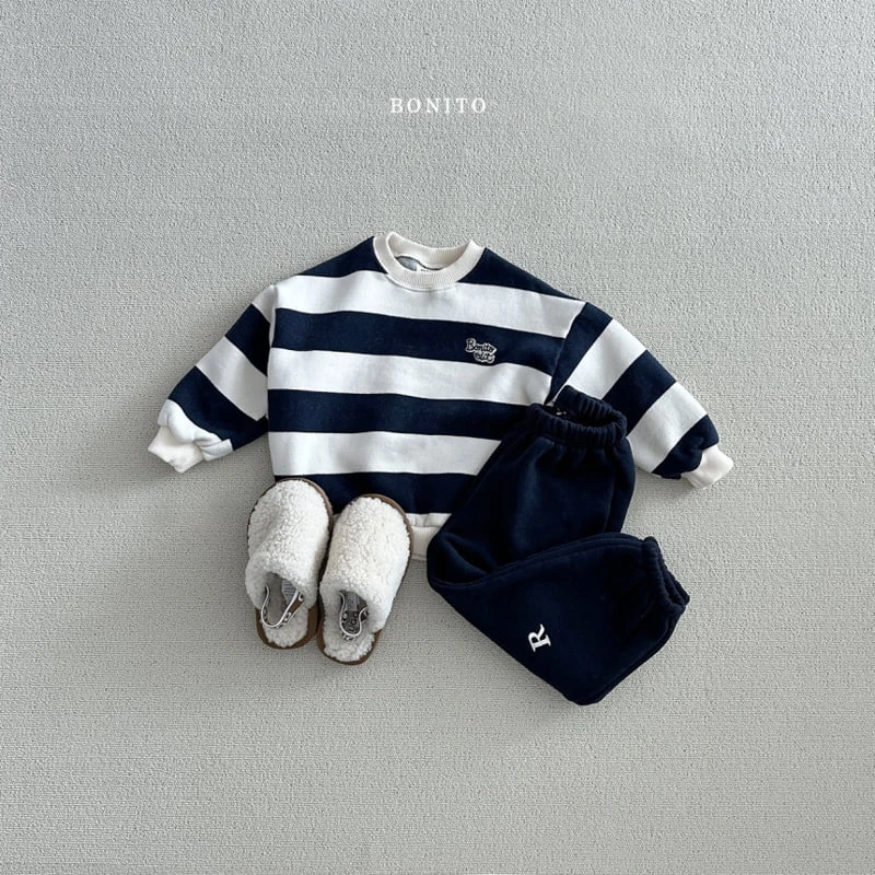 Bonito - Korean Baby Fashion - #babyootd - Stripe Sweatshirts - 10