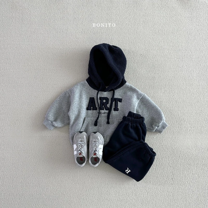 Bonito - Korean Baby Fashion - #babyootd - Art Raglan Dumble Hood Top - 6