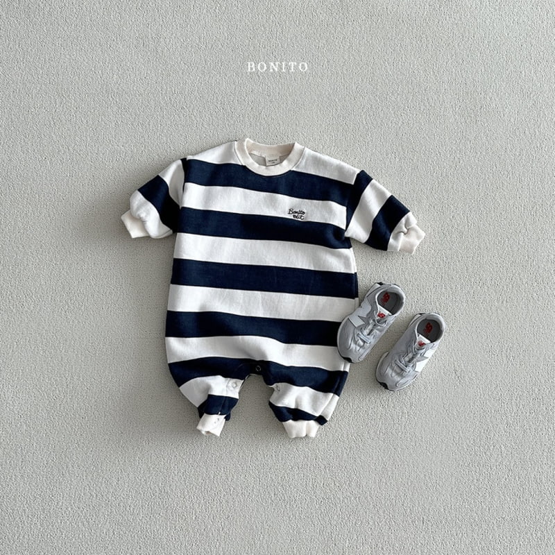 Bonito - Korean Baby Fashion - #babyootd - Stripe Suit - 9