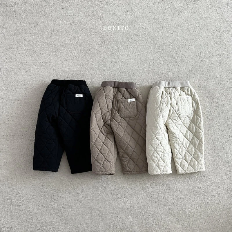 Bonito - Korean Baby Fashion - #babyoutfit - Dia Quilted Pants