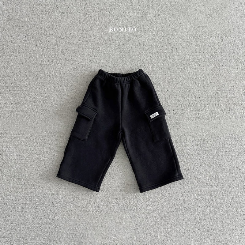 Bonito - Korean Baby Fashion - #babyoutfit - Fleece Straight Cargo Pants - 5