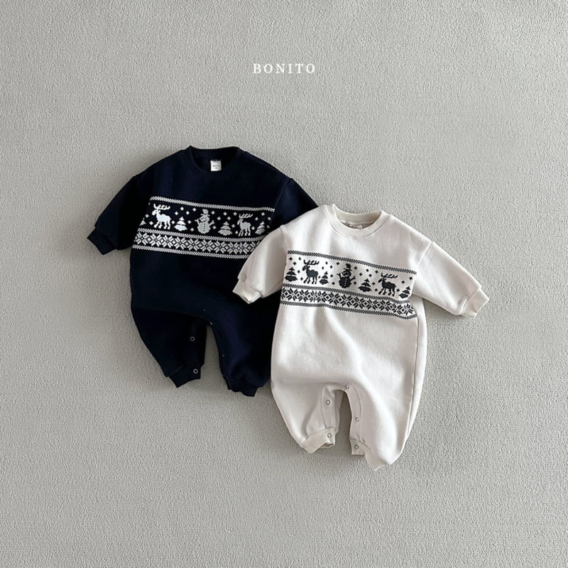 Bonito - Korean Baby Fashion - #babyoutfit - Snowman Suit