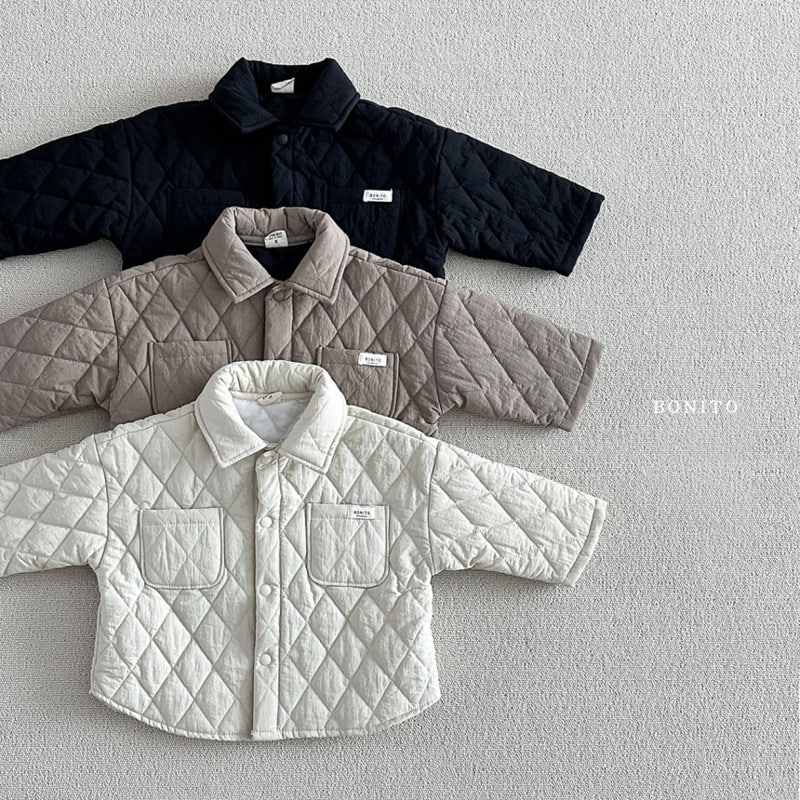 Bonito - Korean Baby Fashion - #babyoutfit - Dia Quilted Shirt - 2