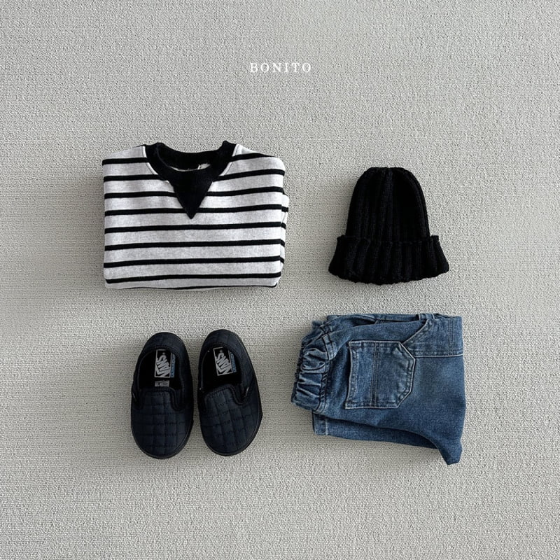 Bonito - Korean Baby Fashion - #babyoutfit - Simple Striped Sweatshirts - 7