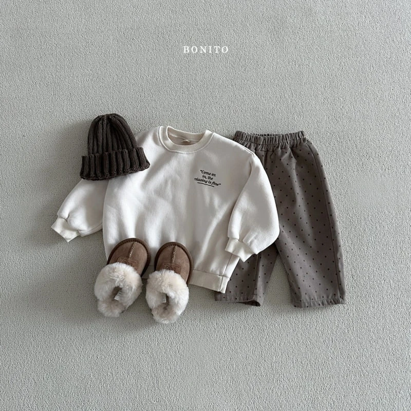 Bonito - Korean Baby Fashion - #babyoutfit - Dot Corduroy Pants - 6