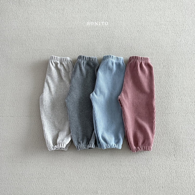 Bonito - Korean Baby Fashion - #babywear - Belloa Ribbed Jogger Pants