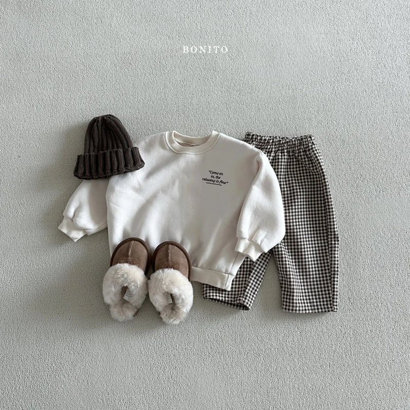 Bonito - Korean Baby Fashion - #babyoutfit - Come On Sweatshirts - 4