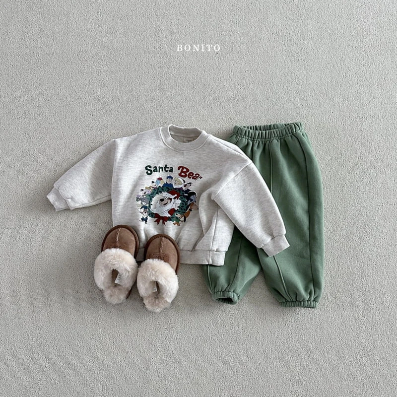 Bonito - Korean Baby Fashion - #onlinebabyboutique - Fleece Strap Jogger Pants - 7