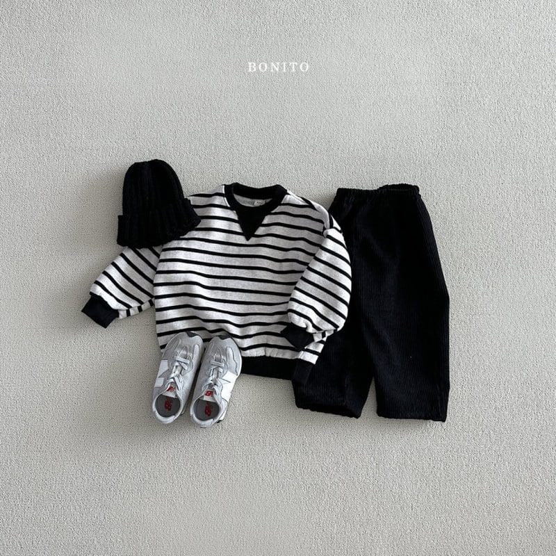 Bonito - Korean Baby Fashion - #onlinebabyboutique - Simple Striped Sweatshirts - 10