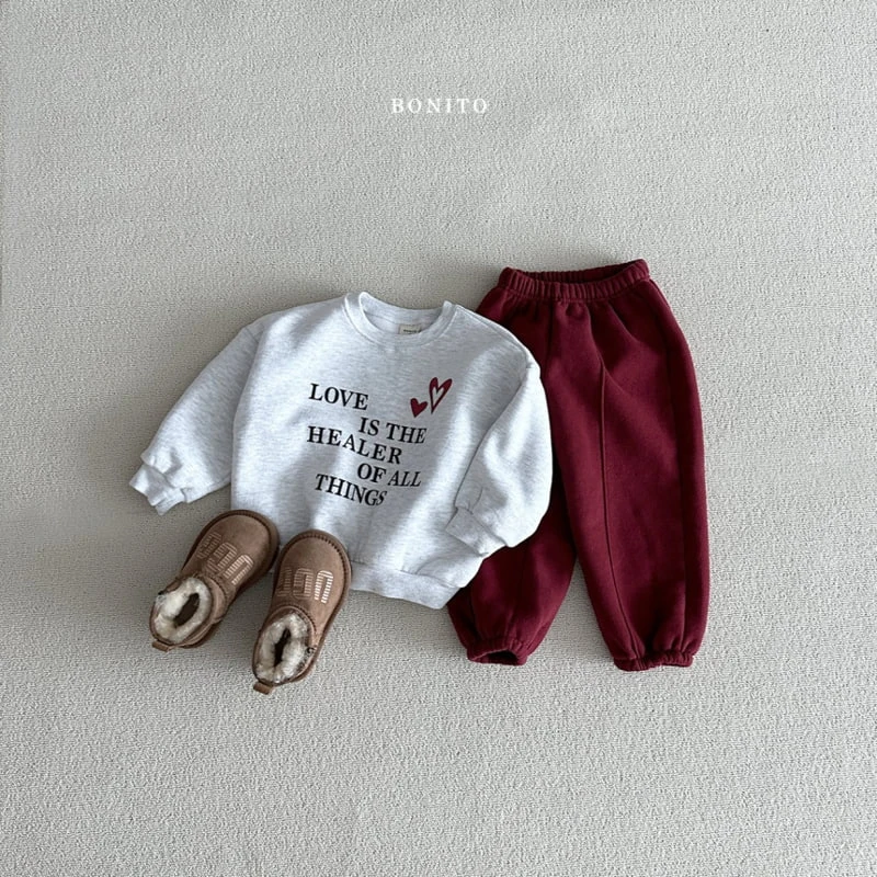 Bonito - Korean Baby Fashion - #onlinebabyshop - Healer Heart Sweatshirts - 9