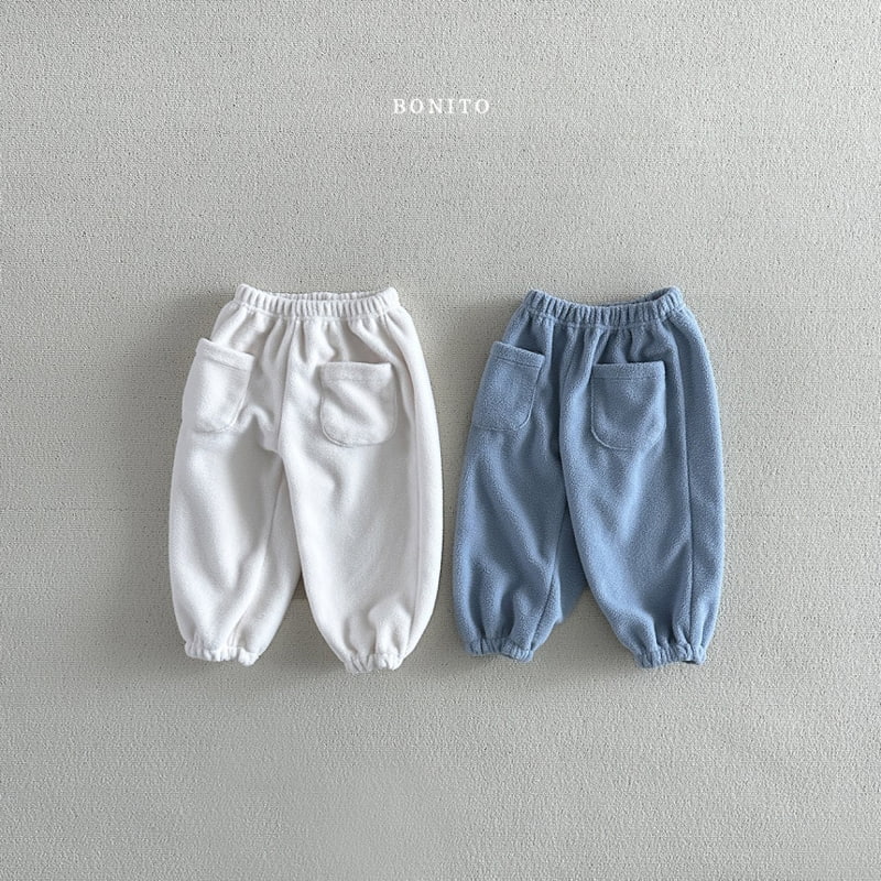 Bonito - Korean Baby Fashion - #onlinebabyshop - Cloud Front Pocket Jogger Pants