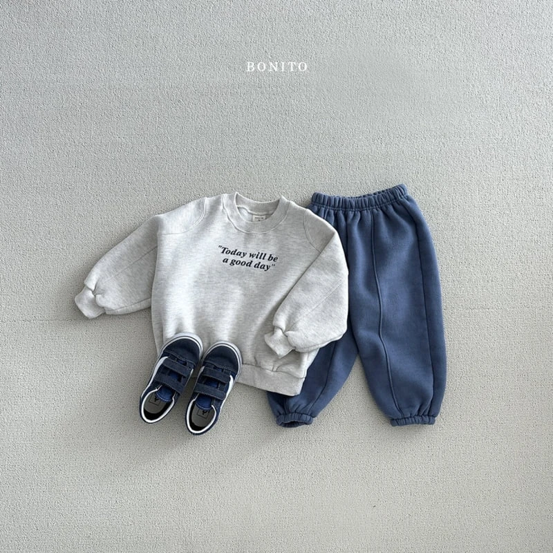 Bonito - Korean Baby Fashion - #onlinebabyshop - Fleece Strap Jogger Pants - 8