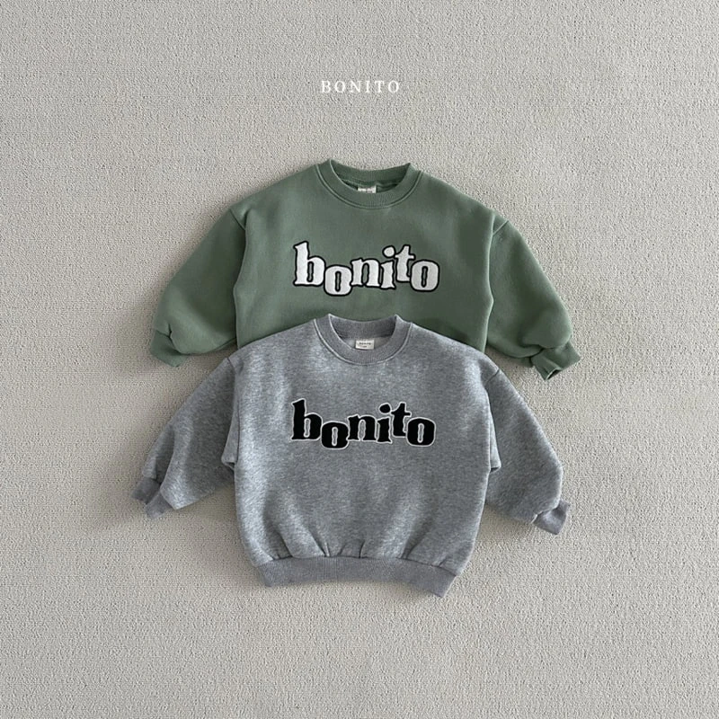 Bonito - Korean Children Fashion - #Kfashion4kids - Wave Bonito Sweatshirts With Mom - 3