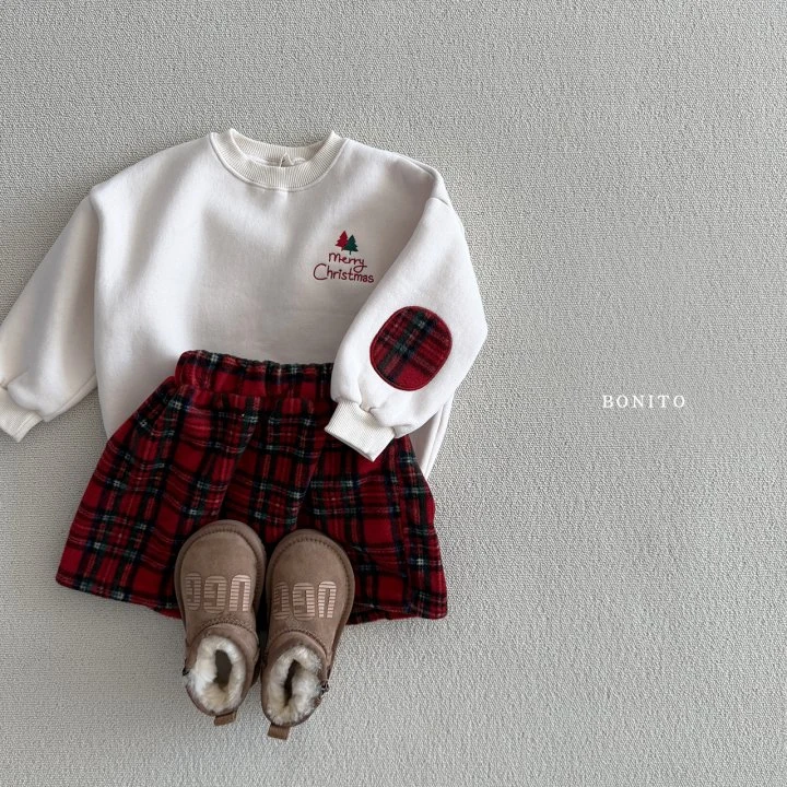 Bonito - Korean Children Fashion - #Kfashion4kids - Christmas Patch Skirt Set - 6