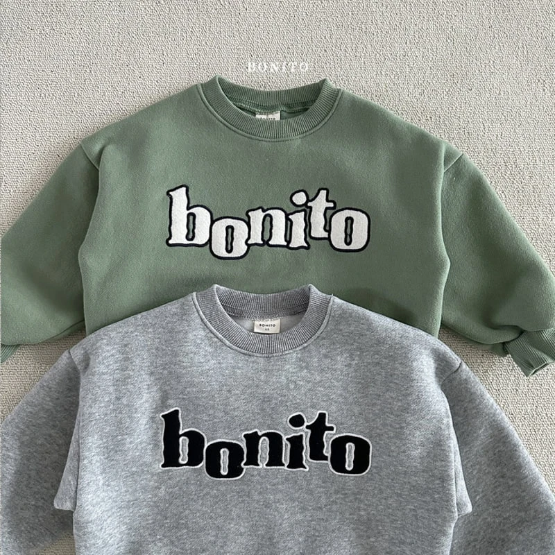 Bonito - Korean Children Fashion - #Kfashion4kids - Wave Bonito Sweatshirts With Mom - 4