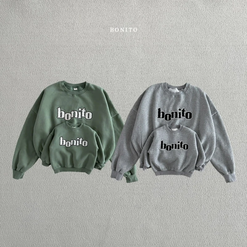 Bonito - Korean Children Fashion - #magicofchildhood - Wave Bonito Sweatshirts With Mom - 5