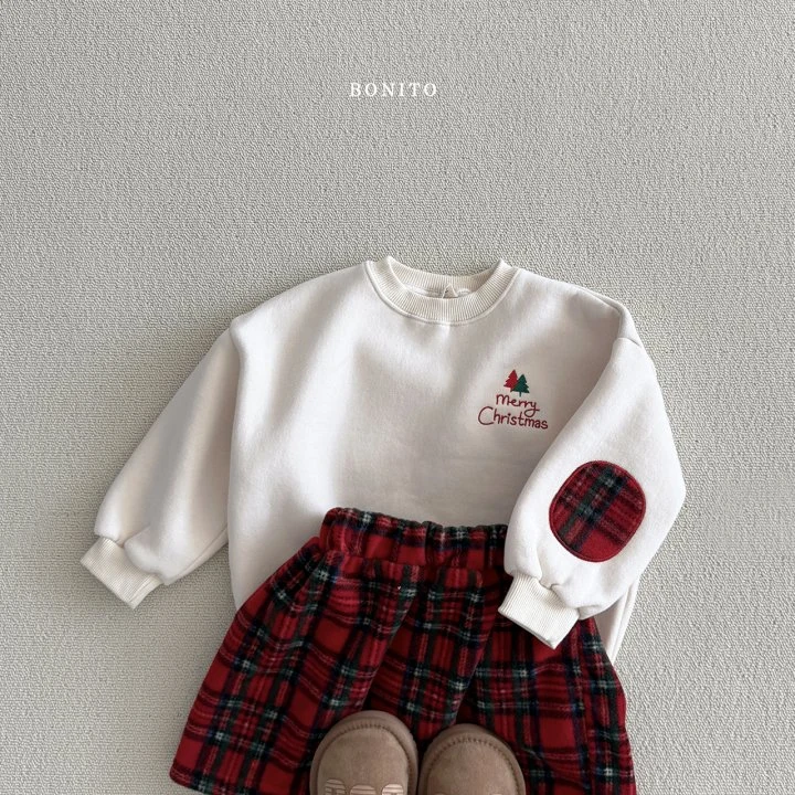 Bonito - Korean Children Fashion - #magicofchildhood - Christmas Patch Skirt Set - 8