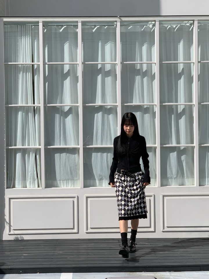 Bricklane - Korean Women Fashion - #momslook - Argyle Skirt - 10