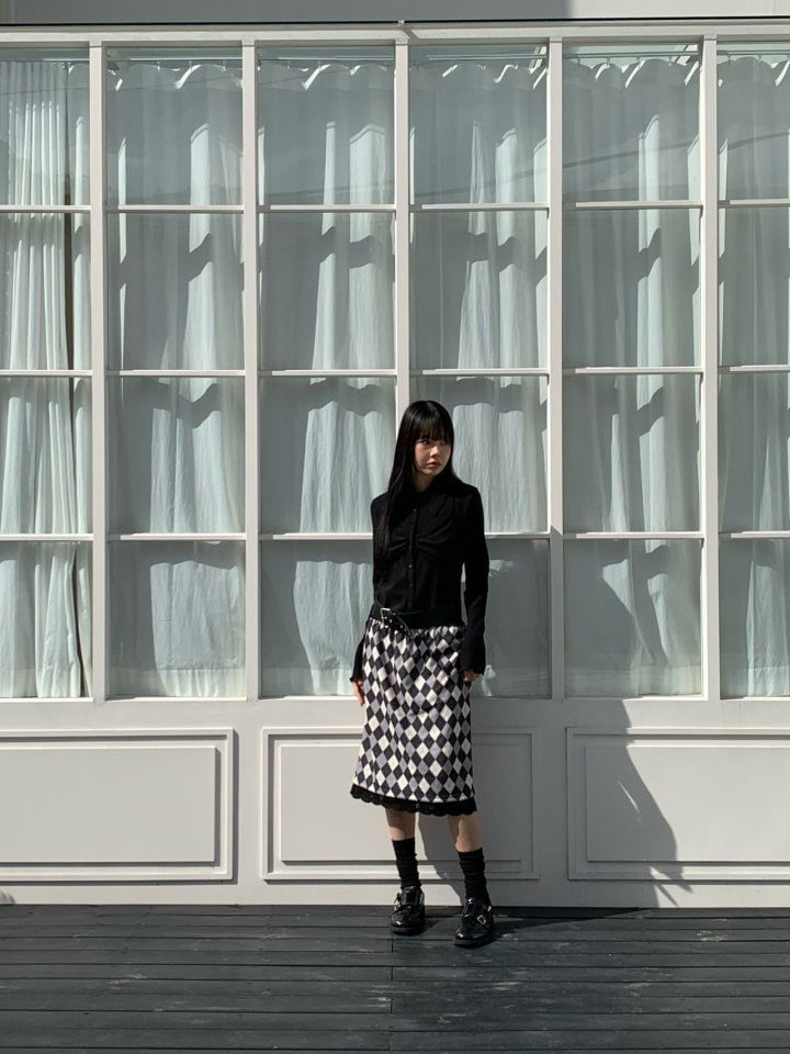 Bricklane - Korean Women Fashion - #momslook - Argyle Skirt - 8