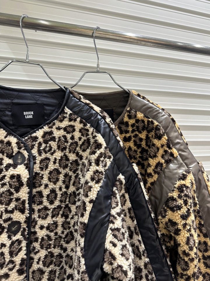 Bricklane - Korean Women Fashion - #momslook - Leopard Dumble Reversible Jacket - 2