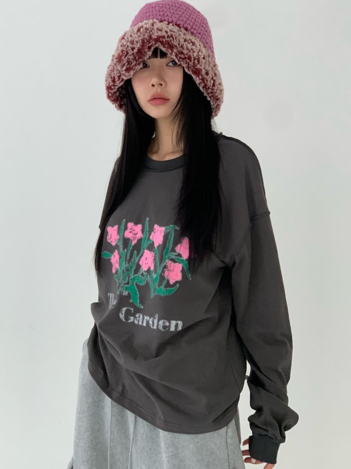 Bricklane - Korean Women Fashion - #momslook - Garden Tee - 4