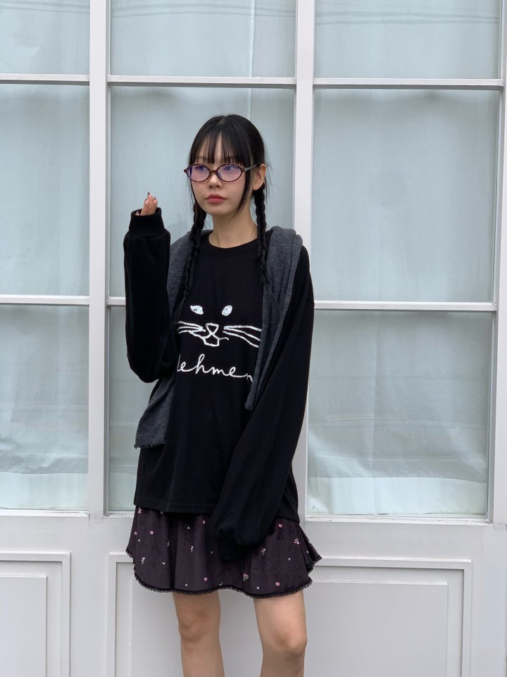 Bricklane - Korean Women Fashion - #womensfashion - Cat Tee - 11