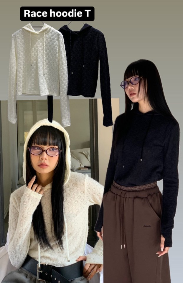 Bricklane - Korean Women Fashion - #womensfashion - Lace Hoody - 8