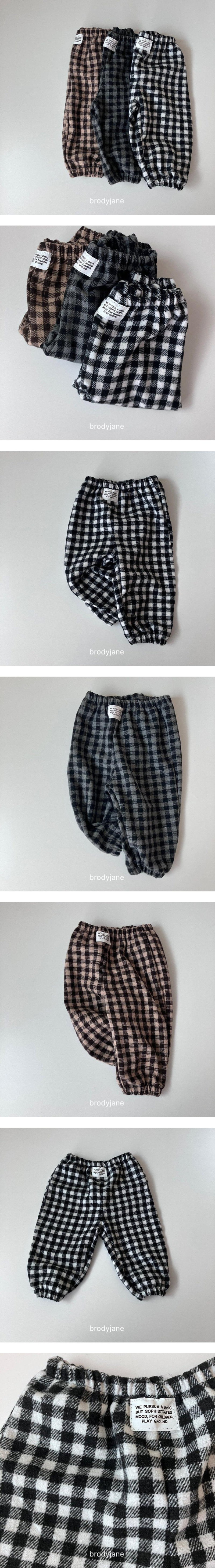 Brody Jane - Korean Children Fashion - #magicofchildhood - Wool Check Jogger Pants