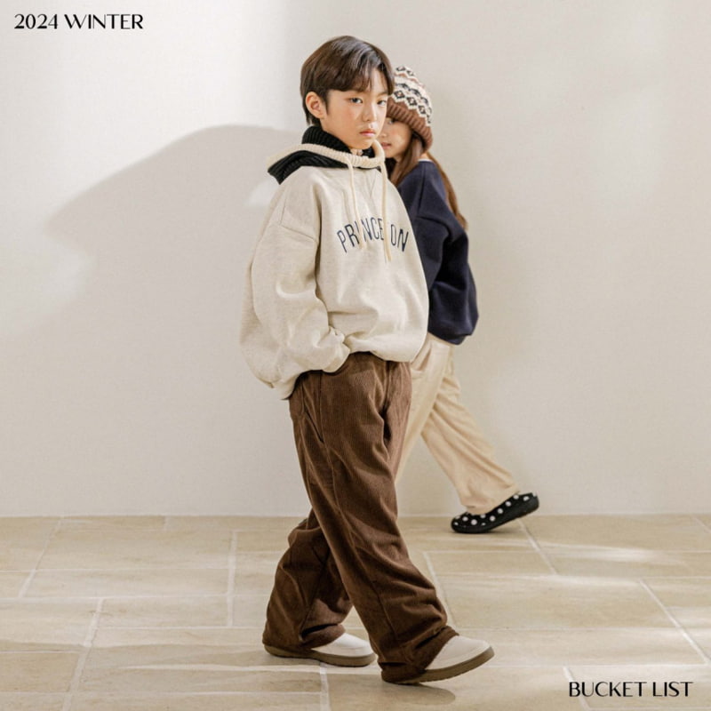 Bucket List - Korean Children Fashion - #childofig - Corduroy Carpenter Pants - 5