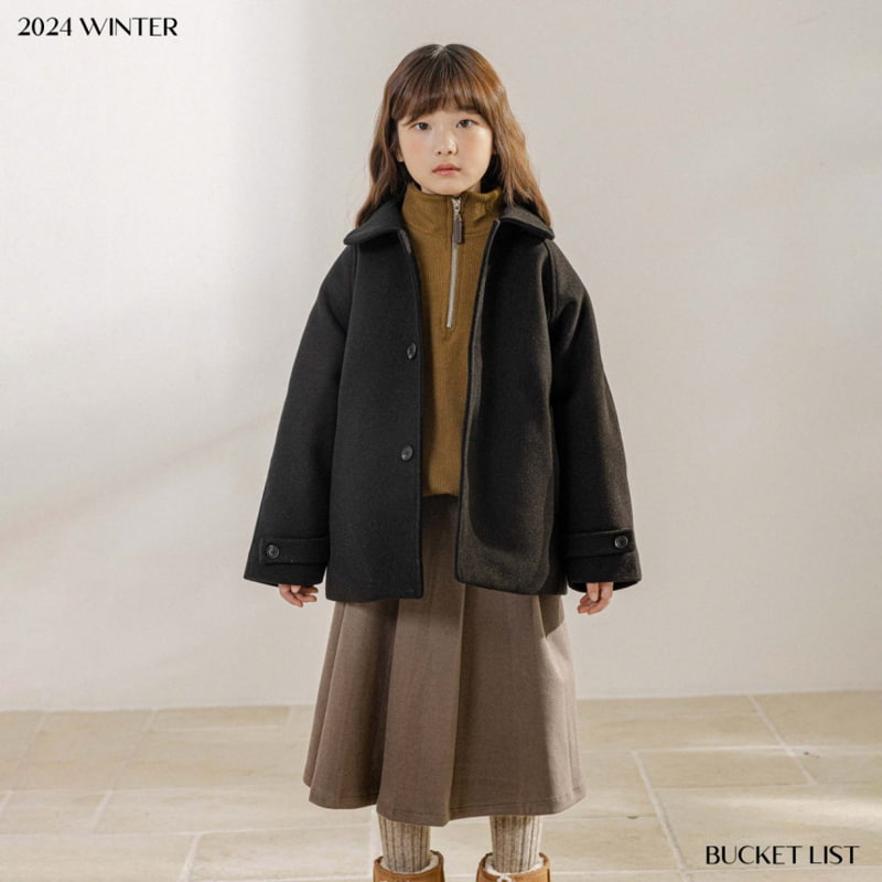 Bucket List - Korean Children Fashion - #childrensboutique - Balloon Half Coat - 4