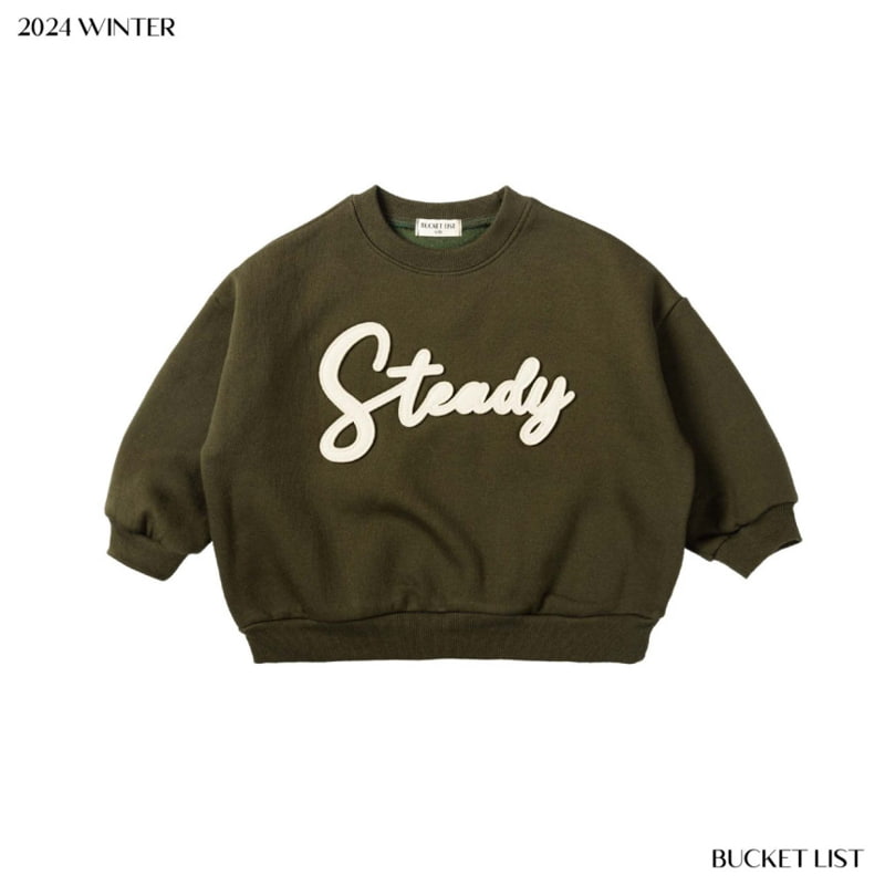 Bucket List - Korean Children Fashion - #designkidswear - Steady Sweatshirt