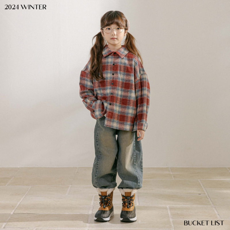 Bucket List - Korean Children Fashion - #fashionkids - Melo Check Shirt - 10