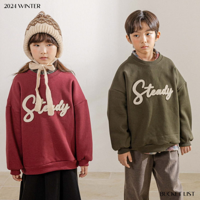 Bucket List - Korean Children Fashion - #fashionkids - Steady Sweatshirt - 4