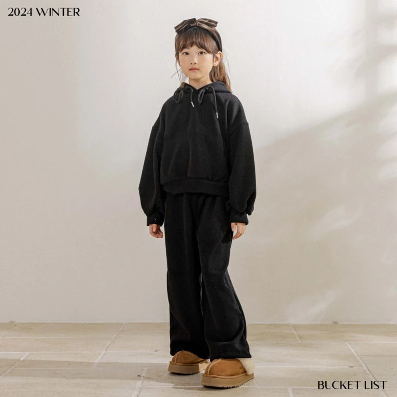 Bucket List - Korean Children Fashion - #kidsshorts - Ribbed Crop Hood - 6