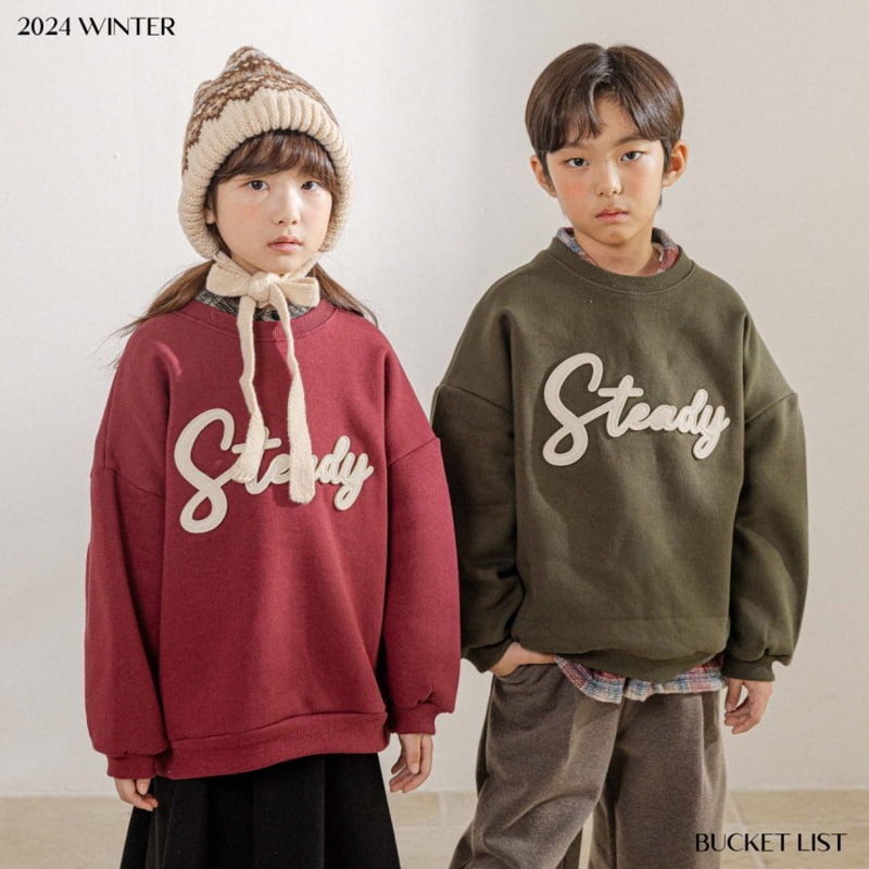 Bucket List - Korean Children Fashion - #kidzfashiontrend - Steady Sweatshirt - 6