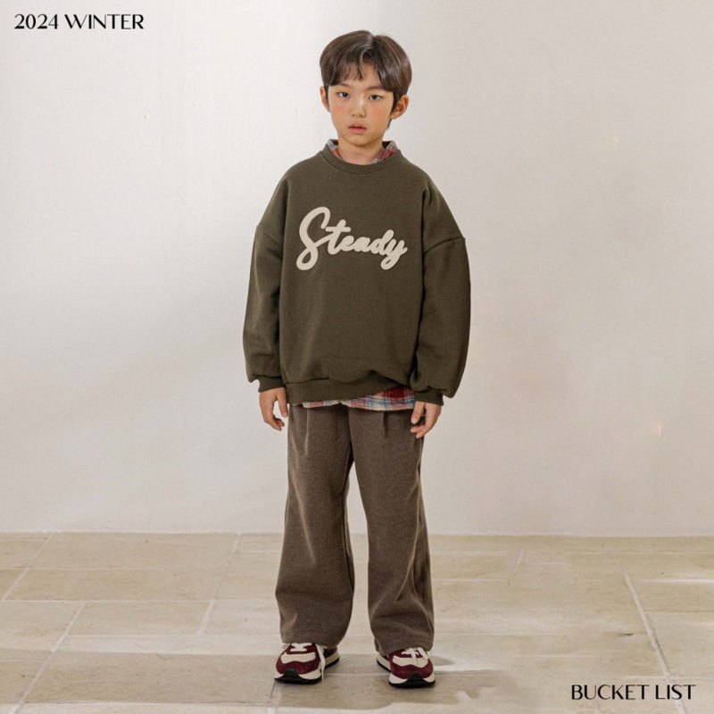 Bucket List - Korean Children Fashion - #littlefashionista - Steady Sweatshirt - 8