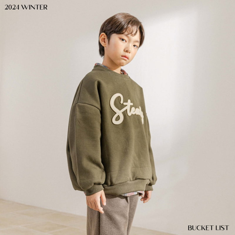 Bucket List - Korean Children Fashion - #magicofchildhood - Steady Sweatshirt - 9