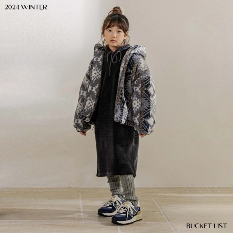 Bucket List - Korean Children Fashion - #magicofchildhood - Hooded One-piece - 5