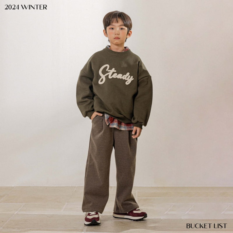 Bucket List - Korean Children Fashion - #minifashionista - Steady Sweatshirt - 10