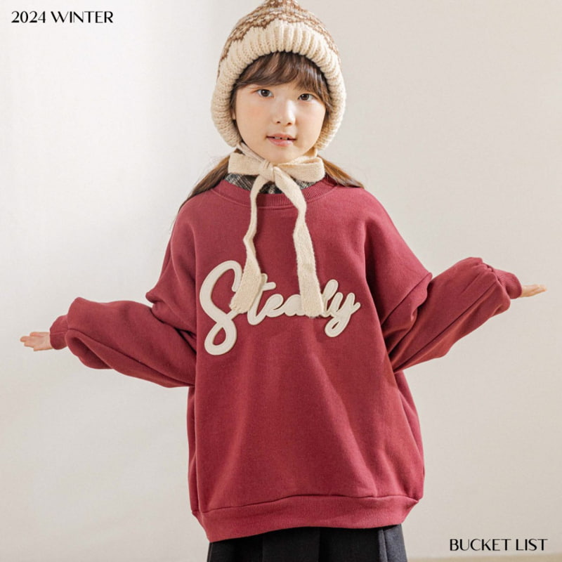 Bucket List - Korean Children Fashion - #prettylittlegirls - Steady Sweatshirt - 11