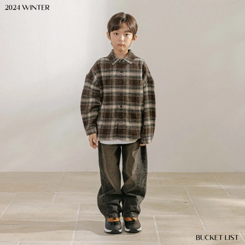 Bucket List - Korean Children Fashion - #todddlerfashion - Melo Check Shirt - 3