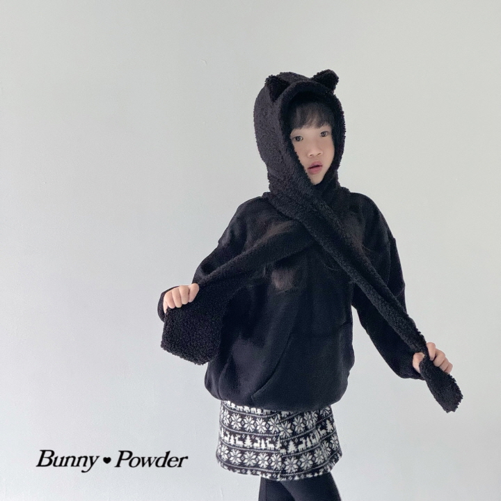 Bunny Powder - Korean Children Fashion - #childofig - Meow Hooded Muffler - 2