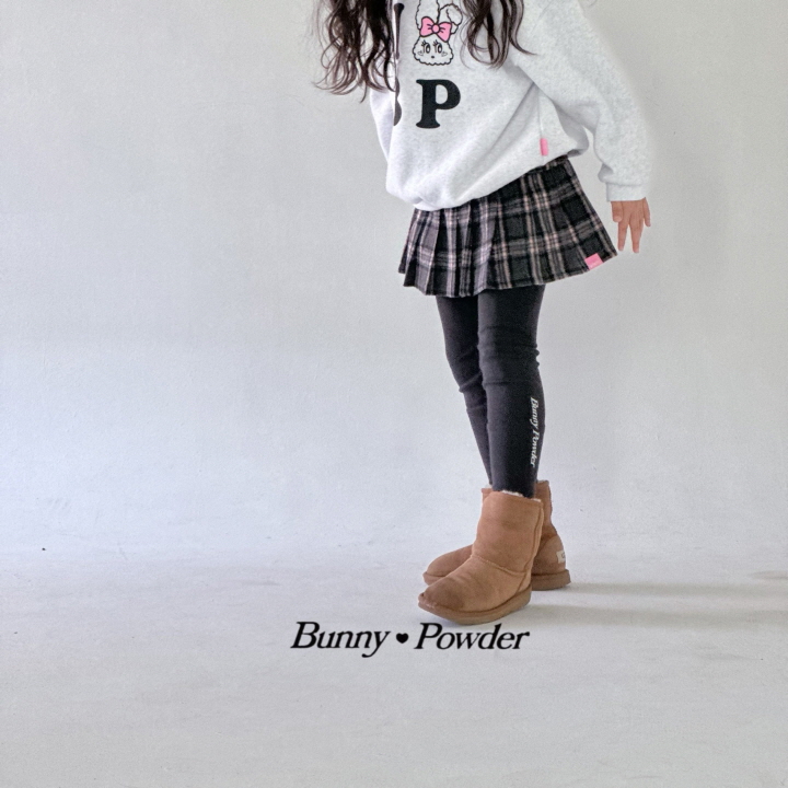 Bunny Powder - Korean Children Fashion - #childofig - Bunny Check Skirt